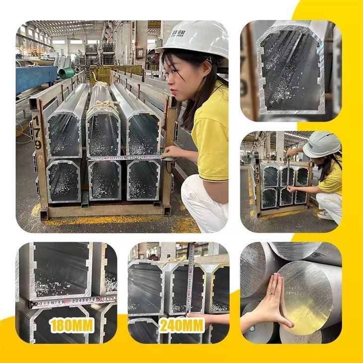 Aluminum Extrusion 7003 7005 7020 High Hardness Anodized Aluminum Profile