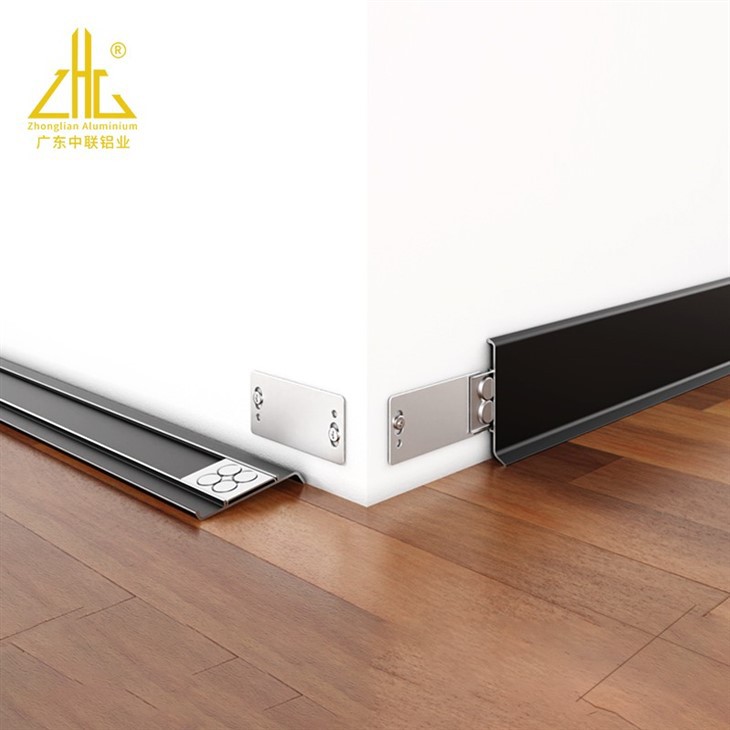 Aluminum Extrusion Baseboard Aluminum Skirting Profile