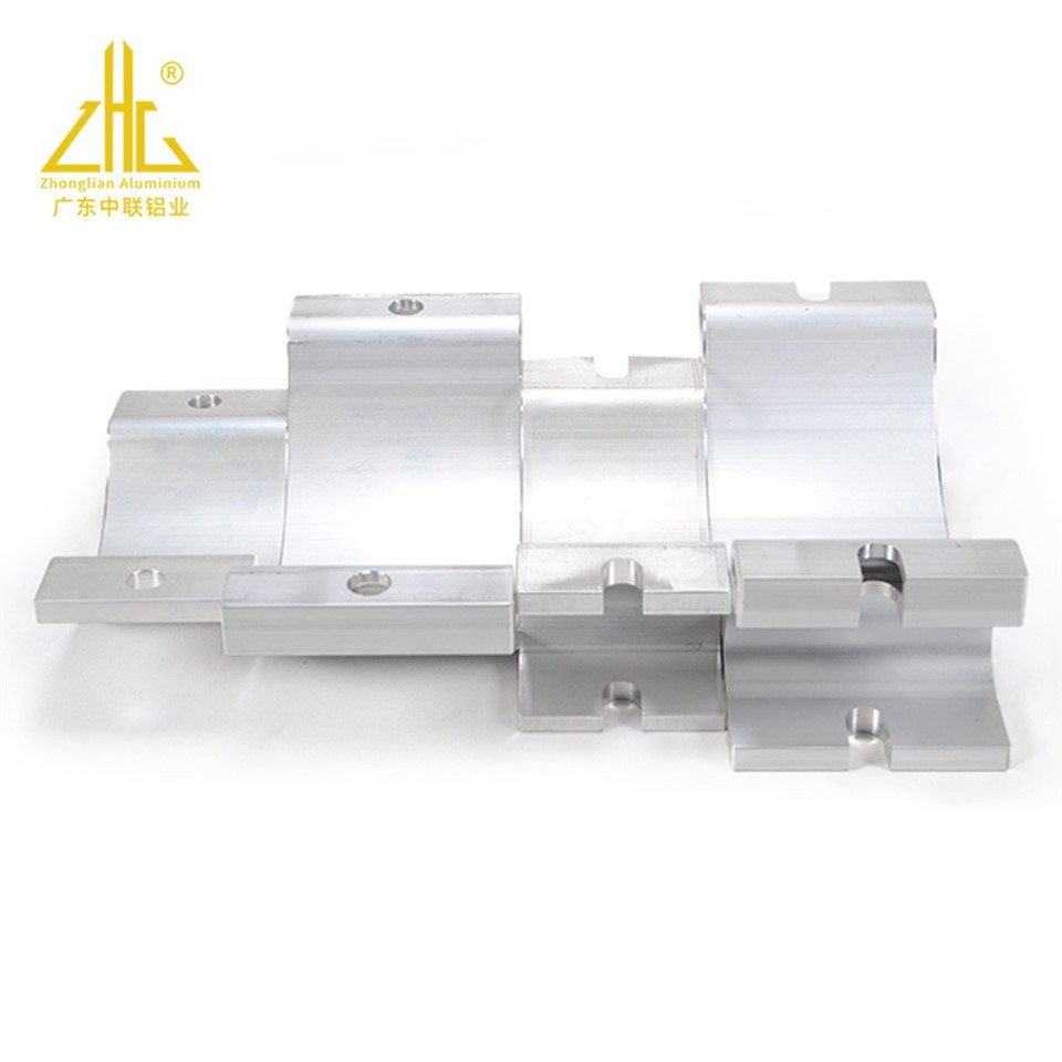 Aluminum Extrusion Cable Clamp Profile CNC Custom Cable Cleat Aluminum Profile
