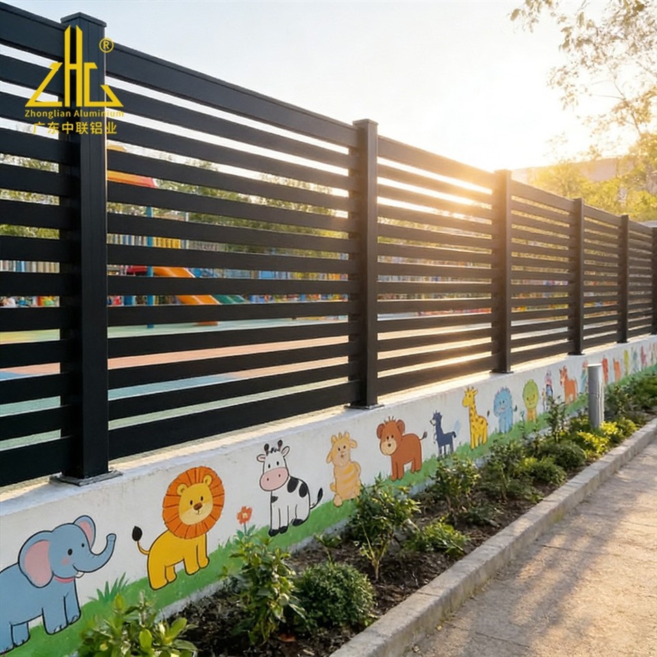 Residential Aluminum Privacy Fence Panels (3)