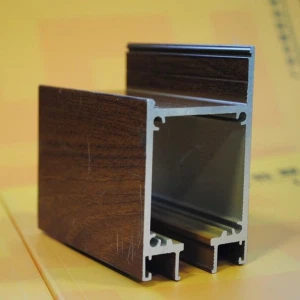 나뭇결 알루미늄 압출 슬라이더