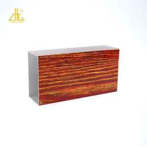 목재 곡물 40mm 알루미늄 압출 프로파일
